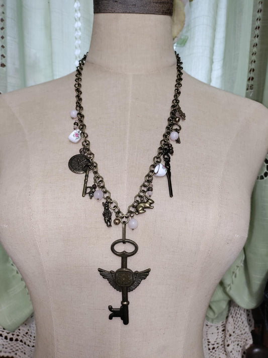 Tea Time Charm Necklace